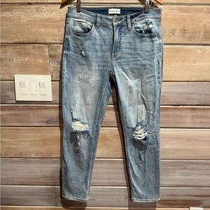 Studio Blue Casey Mid Rise Cropped Relaxed Skinny Jean Size 29